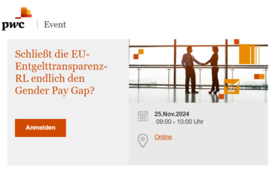 Schließt die EU-Entgelttransparenz-RL endlich den Gender Pay Gap? – 25. November 2024