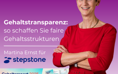 Gehaltstransparenz: so schaffen Sie faire Gehaltsstrukturen | Stepstone